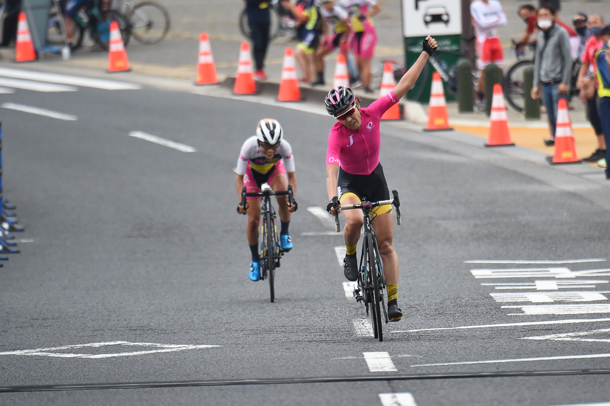 女子　唐見実世子（弱虫ペダルサイクリングチーム）が2連勝