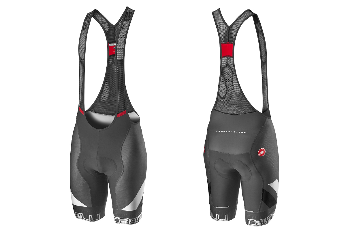 カステリ COMPETIZIONE KIT BIBSHORT（DARK GRAY/ SILVER GRAY）