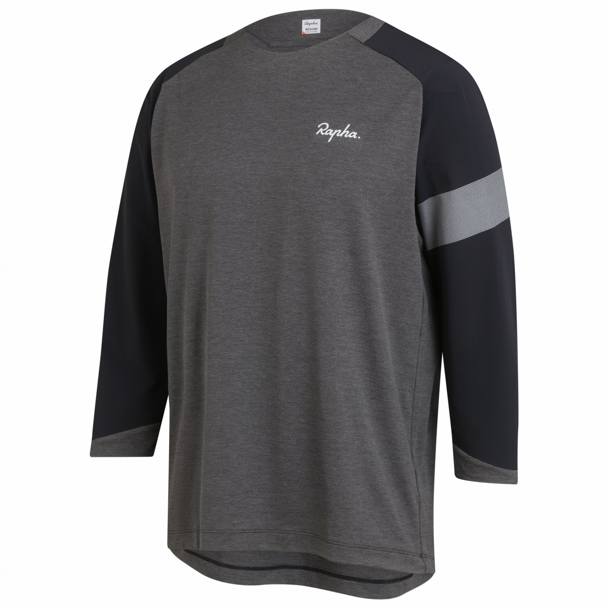 Rapha Trail 3/4 Sleeve Jersey（Dark Grey / Light Grey）