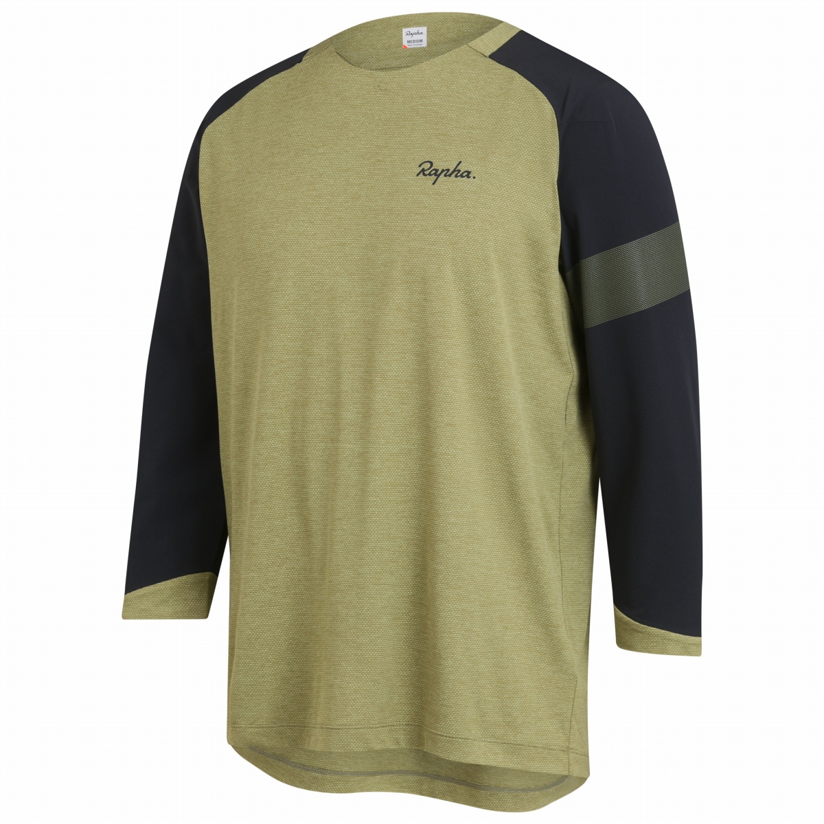 Rapha Trail 3/4 Sleeve Jersey（Green / Black）