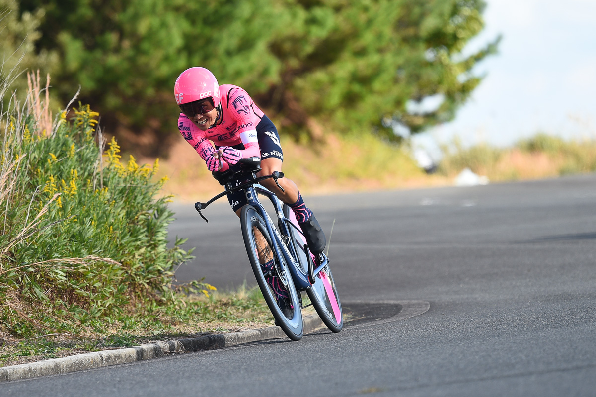 最終周回の後半は増田成幸よりも速いペースだった中根英登（EF Education-NIPPO）