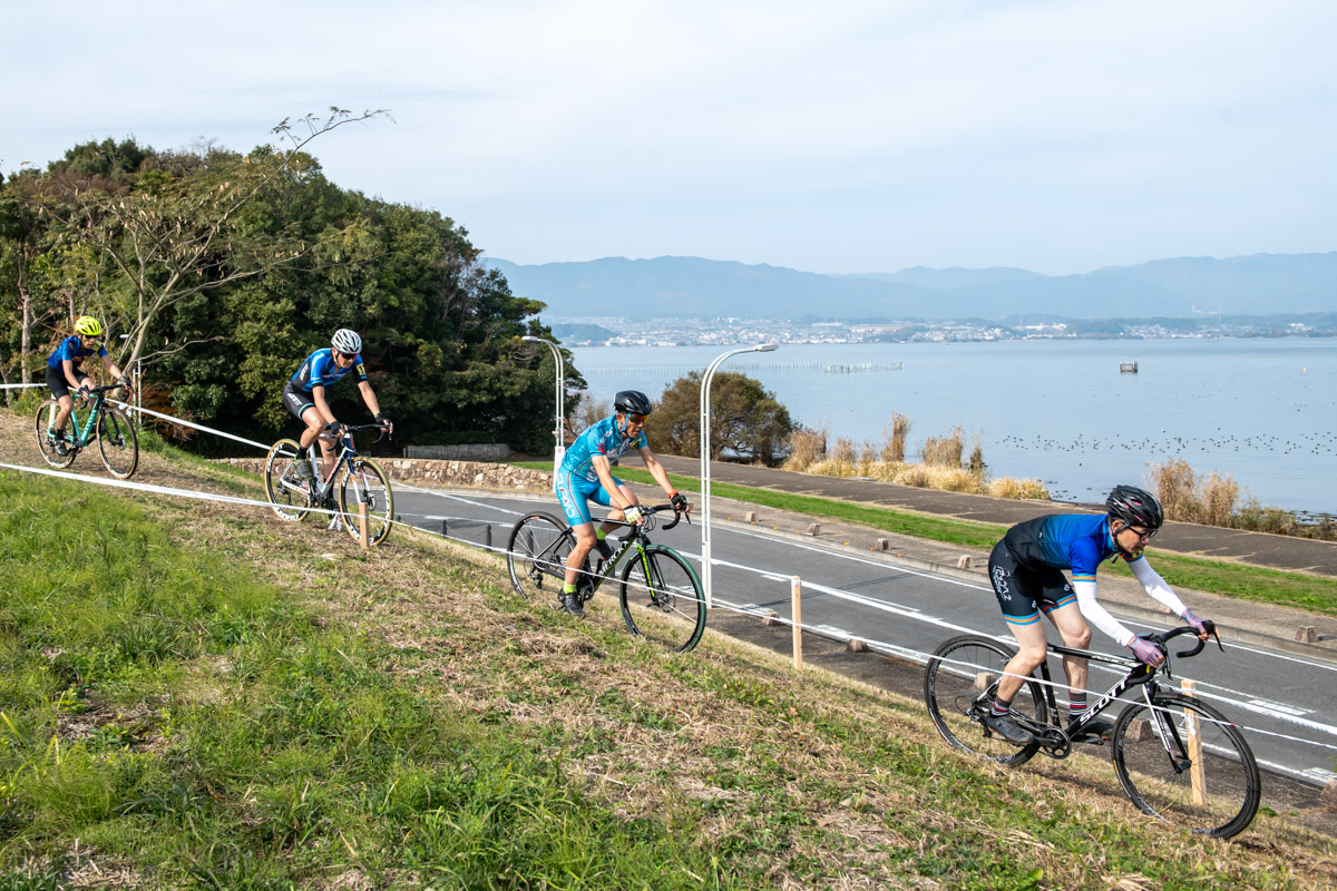 琵琶湖畔で開催された関西シクロクロスUCI資生堂琵琶湖グランプリ