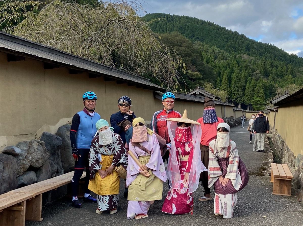 10月：北陸ウィリエールライドの2日目は一乗谷へサイクリング！戦国時代の雰囲気を満喫しました