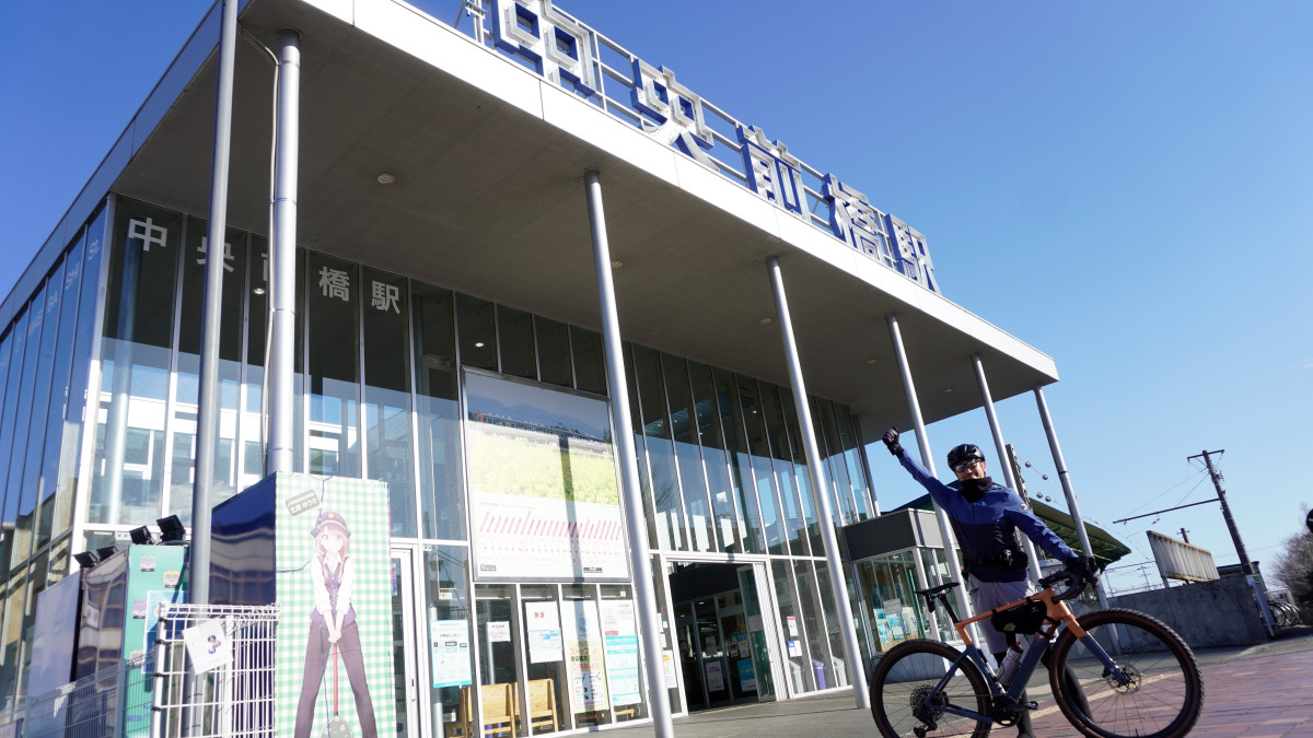 上毛電鉄 中央前橋駅から早速、鉄道に乗ってスタート