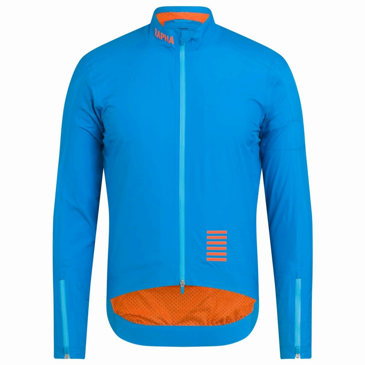 Rapha Pro Team Insulated GORE-TEX Rain Jacket（Blue/Orange）