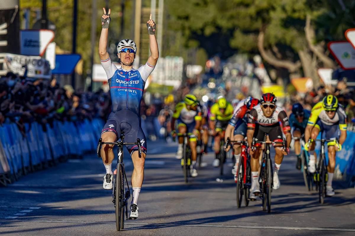 今季初勝利を飾ったファビオ・ヤコブセン（オランダ、クイックステップ・アルファヴィニル）