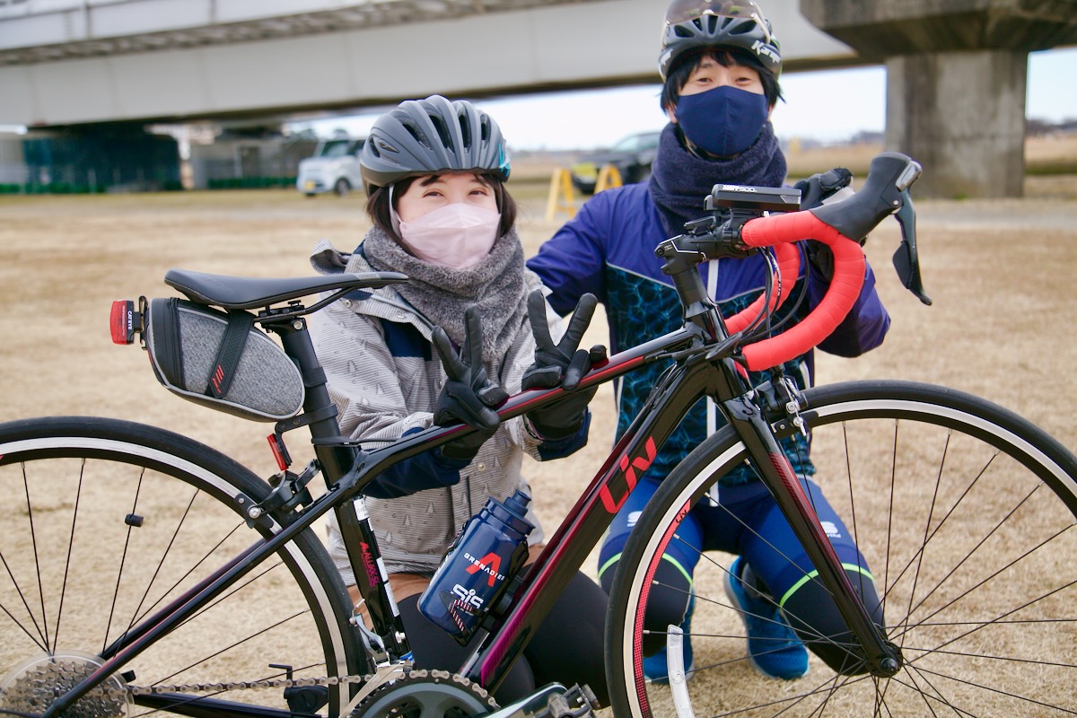 仲良しそうなお二人、自転車が2人の仲を深める存在になることを祈っています！