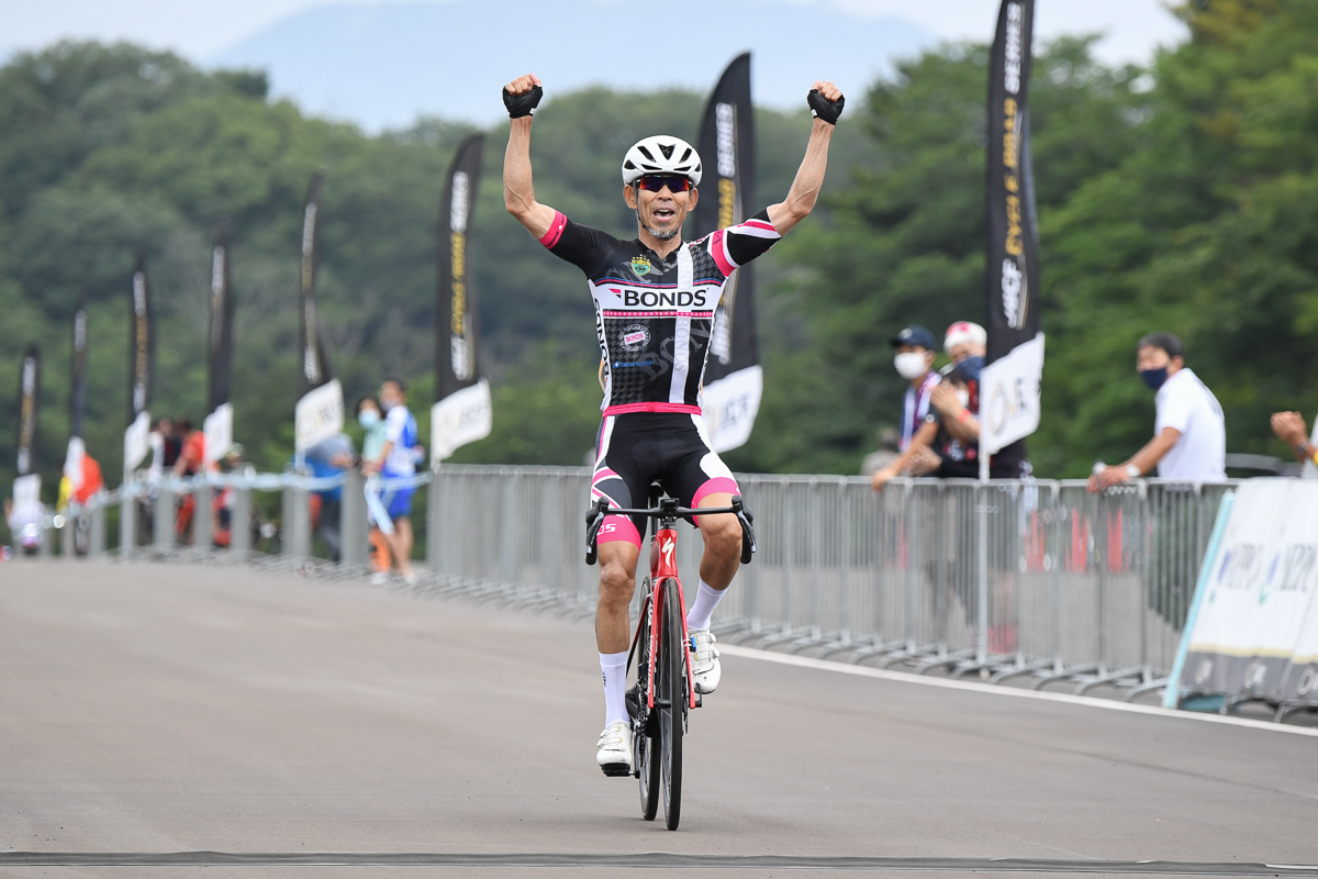 マスターズ　山本裕紹（BONDS静岡サイクルRT ※オープン）が1位