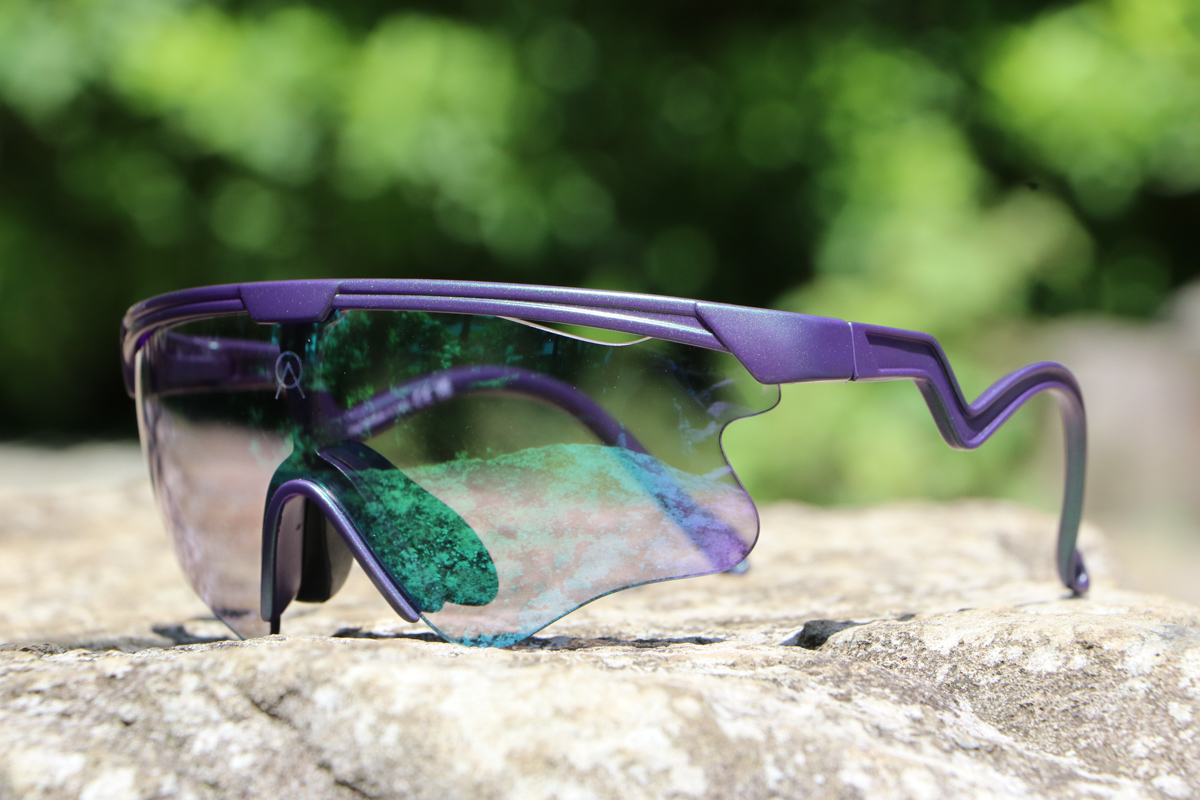 アルバオプティクス DELTA FRAME（PURPLE）、レンズ（F-LENS BEETLE LEI）