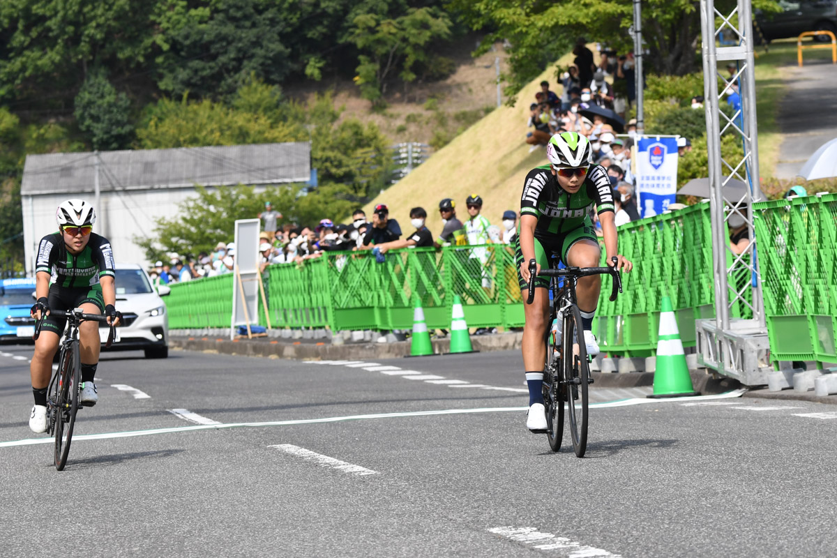 女子　垣田真穂（松山学院高校）がインターハイロード2連覇