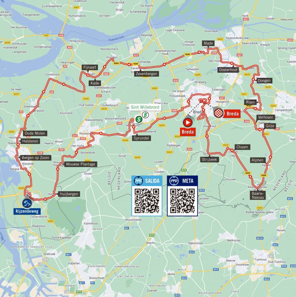 8月21日（日）第3ステージ　ブレダ〜ブレダ　193.2km