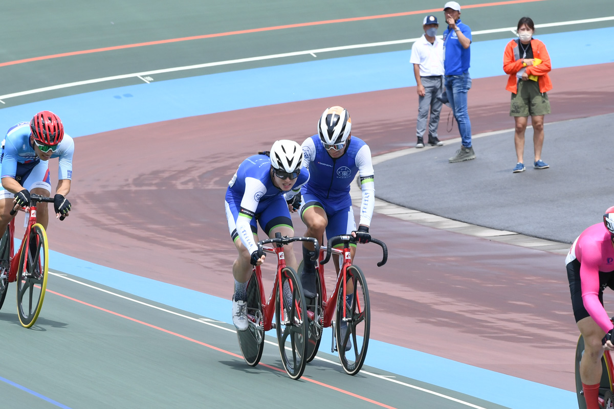 男子マディソン3位　京都産業大学（矢萩、四宮）