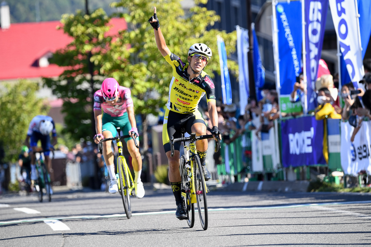 ツール・ド・北海道第2ステージで優勝した谷順成