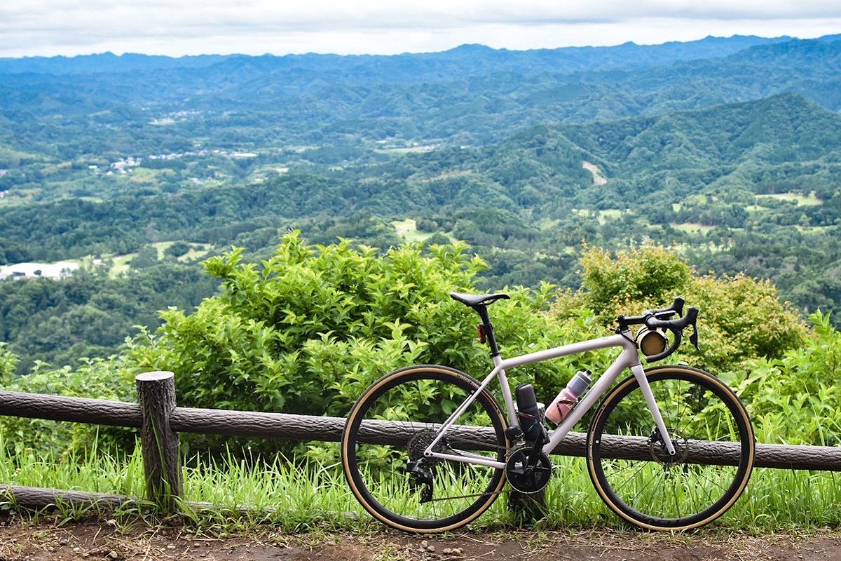 鹿野山を登るサイクリング