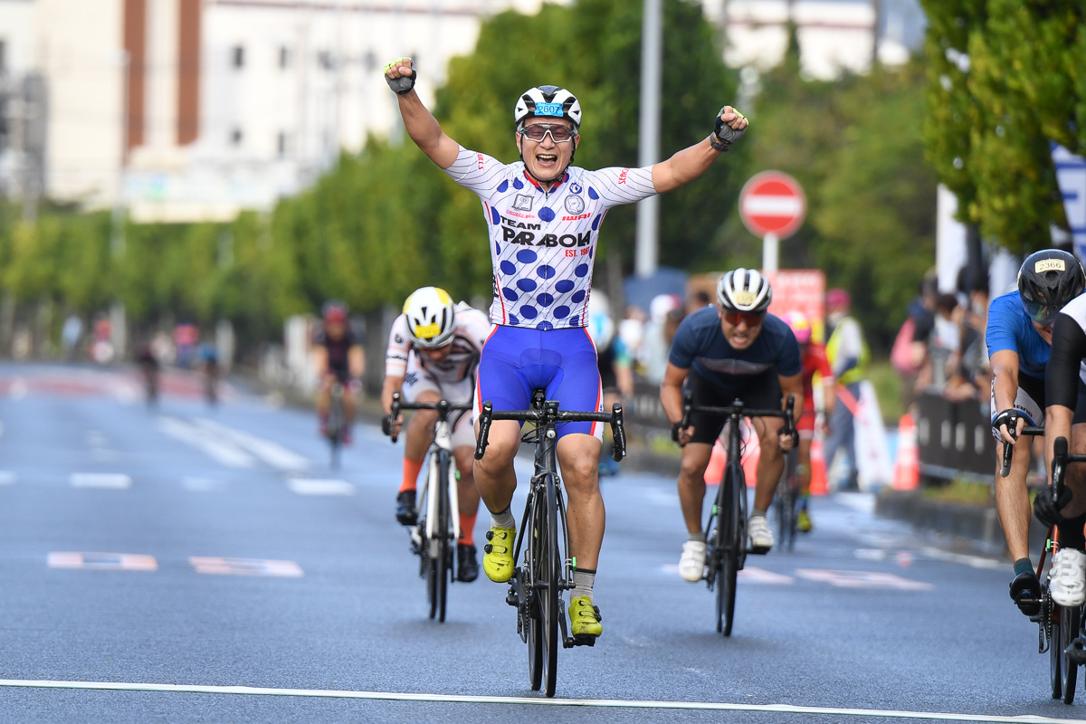 市民レース50kmフィフティー　水町勝彦（パラボライワイ）が優勝