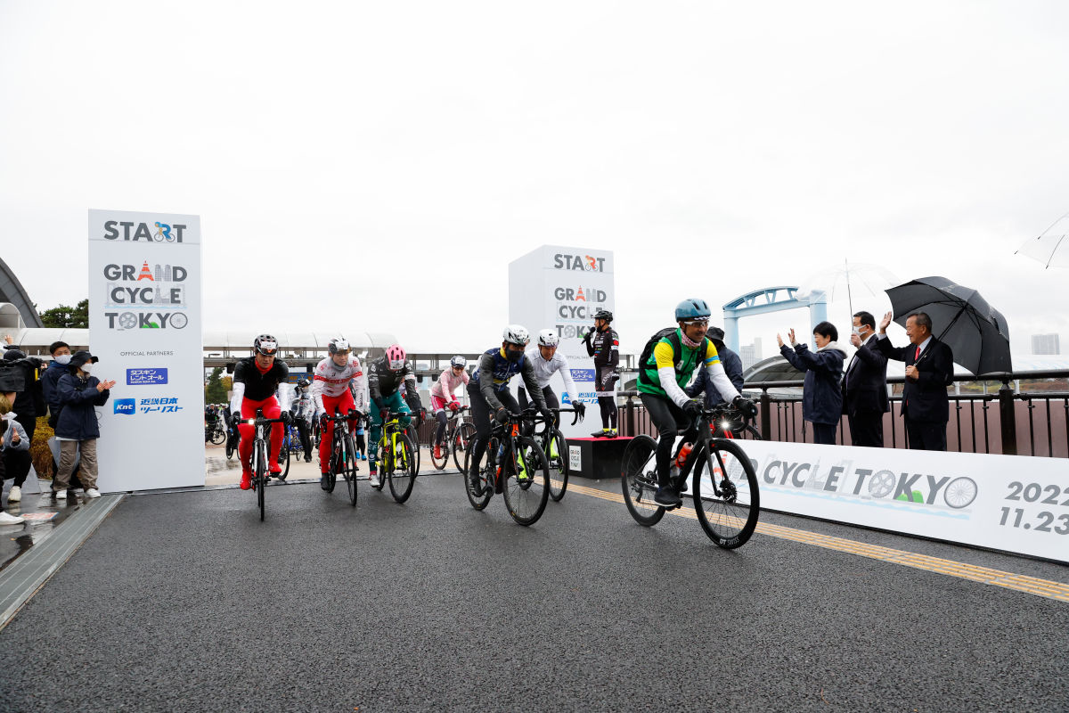 お台場海浜公園からスタート©️GRAND CYCLE TOKYO